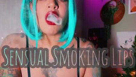 Sensual Smoking Lips