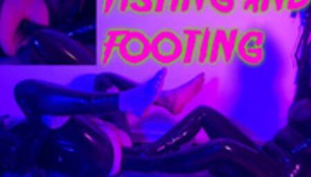 Fisting and a Footing with Patricia @mazmorbidfetish #fisting