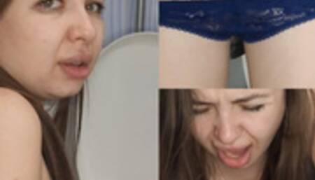 The toilet has enslaved my mouth and ass