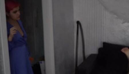 Good foot slut gets the honor of worshiping her Goddess's feet! 4K