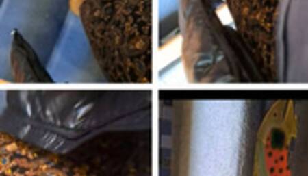 ASMR CARPETED STAIR CLIMBING WEARING CORDUROY PANTS AND UGG FRINGE BOOTS