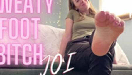 Sweaty Foot Bitch JOI