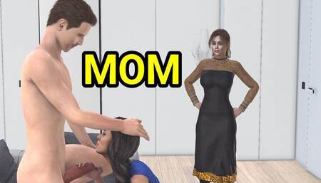 Stepmom caught stepson with his girlfriend