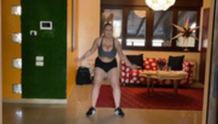 Dynamic Bunny Hops Exercise