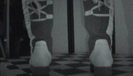 Some crush and my quick capitulation under Tanja's brutal boots - Cam 3