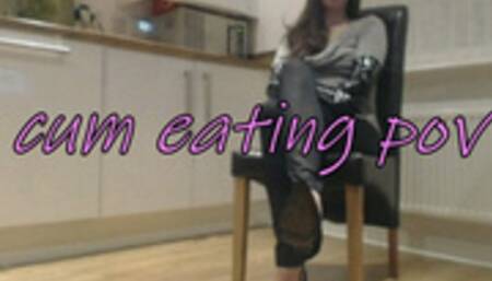 Lick cum off My shoes slave (MOV)