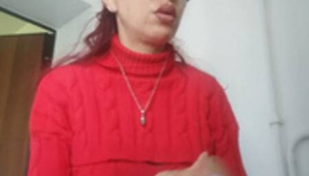 thanks to the make-up I become beautiful and with a slutty face AVI