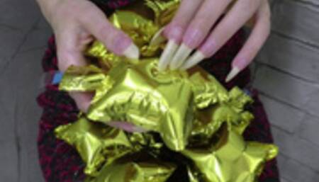 Long Nails Burst Foil Balloons