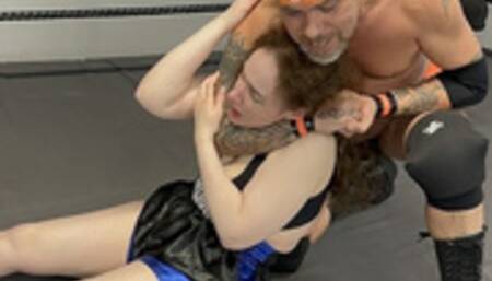 MB08 - GLOVES OFF - David Angell vs Felicia Mixed Wrestling SDMP4
