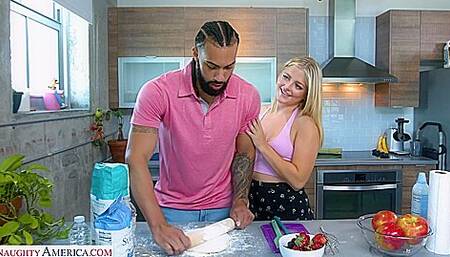Jill Taylor And James Angel In Cute Blonde Loves Her Pie Filled With Cream / 3.5.2023