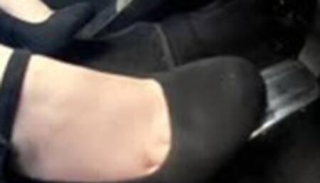 Chrissy finds car keys but can't drive! - Side Cam