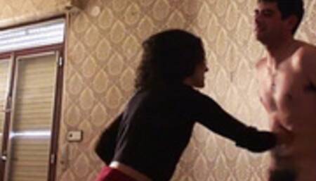 Belly punching lessons - Nasty Natascha, Sarah & Gormless - MP4 File