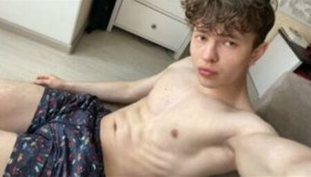 College Boy Jerking FAT COCK ( 23 cm ) Huge Load "-"Highschool "-" Sexy "-"Monster Cock