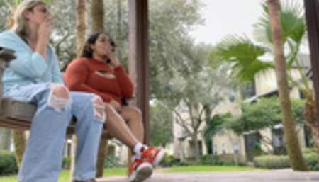 AYLA & NATALIE LUXX SMOKING 4k