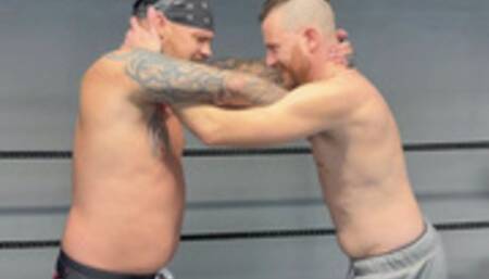 SMFC-49 David Angell vs Aaron Hummer wrestling practice (wmv format)