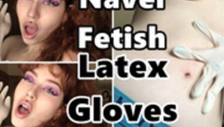 Fingering my belly button