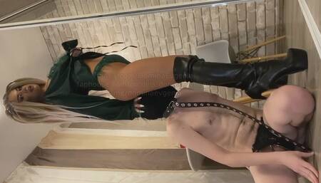 Domina Evgenia - Slave in Women's Panties Part 1