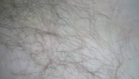 Hairy pits close up