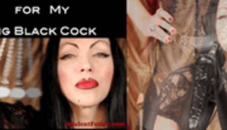 Mesmerized bitch for My Big Black Cock