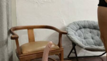 Milah Arches sexiest footjob with dildo