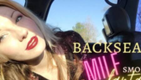 Your MILF Pulls You Into Backseat for Smokey Fantasy