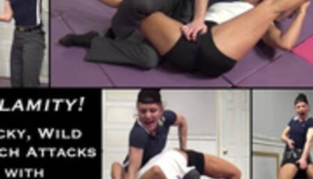 Calamity! Wacky, Wild Crotch Attacks with VeVe Lane & Bianca Blance