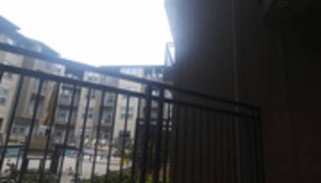 gassy black man lets out loud farts while stretching