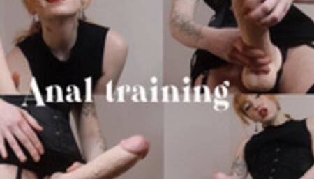 Anal training with Miss Haze