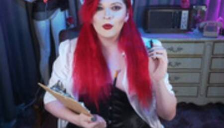 Nurse Harlo Salem makes you stroke your cock, Joi cei Cum countdown