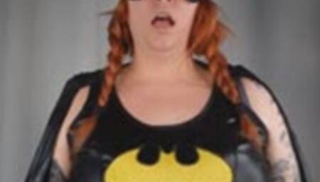 Batgirl GROWTH from POV Supervillian Serum WMV 720 Fishnet Pantyhose Destruction