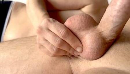 Morning Hand Job and Balls Massaging to Ruining Orgasm (wmv)