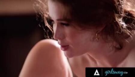 GIRLSWAY - Stacked Lena Paul Has Oiled Massage With Evelyn Claire! PASSIONATE SCISSORING & FINGERING