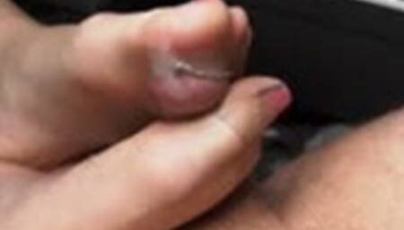 2hotfeet4you - Warming with cum inside nylons footjob