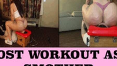 Goddess Jordyn - Post Workout Sweaty Ass Smother - {HD 1080p}