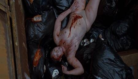 Dead chinese in dumpster in The Corruptor