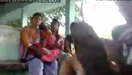 Fapping in public infront of girls