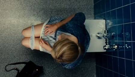 Maggie Grace pee time in Taken 3