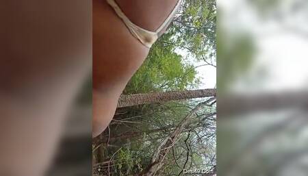 Outdoor sex with wife