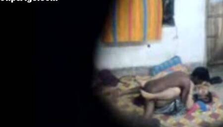 Desi wife fucked by young neighbor guy hidden cam video