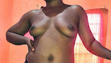 Ugandan Girl Showing off