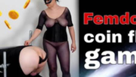 Orgasm for me or Bigger Buttplug for You? Femdom Coin Toss Game
