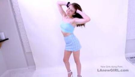 Beautiful 18 yo Girl gets fucked rough at casting audition