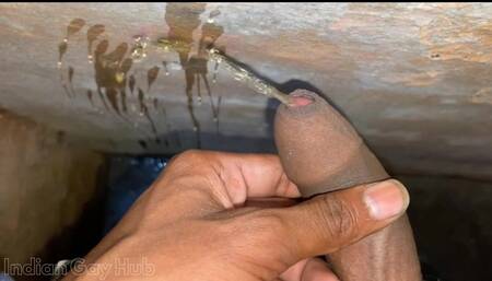 Handjob Pissing and Cum Shot in Bathroom Exclusive in Faphouse