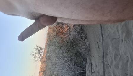 Walking Naked an Cumming in the Dunes of Maspalomas