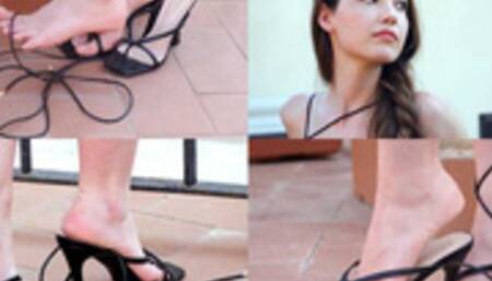 Mary's shoeplay with strappy high heels sandals - update 12451 HD