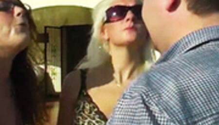 Covering fuck face in spit - Bitchy Brats & Fuck Face - MP4 Clip