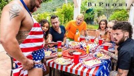 Biphoria - 4th of July Hot AF Bi Orgy Ft Aften Opal, Hatler Gurius N'MORE!!