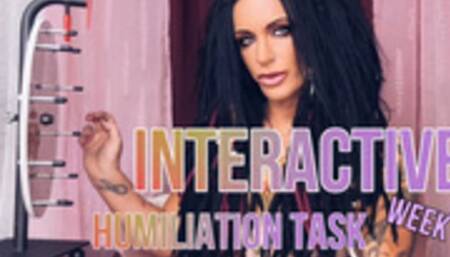 INTERACTIVE HUMILIATION TASK 2023 - WEEK 11