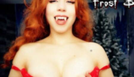 Frost Bite: Mesmerizing Redhead Succubus Ludella Seduces You & Sucks You Dry in a Snowy Forest - MP4 720p