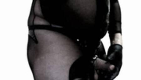 Wrapped in latex tease